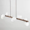 Подвесная люстра TK Lighting 10273 Estera Wood