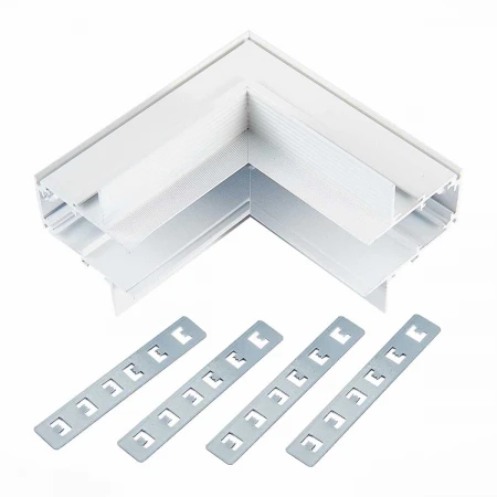 Внутренний угол-соединитель для встраиваемого магнитного шинопровода ST Luce SKYLINE 48 ST1007.549.12