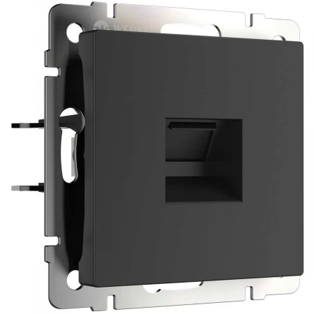 Розетка Ethernet RJ-45 cat. 6A экранированная (черный матовый) W5120108/ a069685