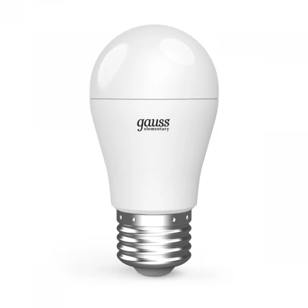 Лампа светодиодная Gauss Basic Шар E27 13W 3000K матовая 10502132