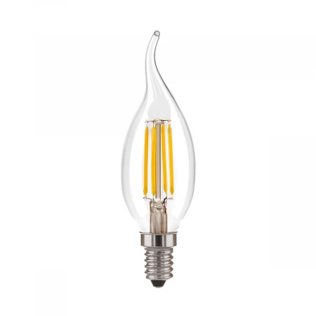 Лампа светодиодная филаментная диммируемая Elektrostandard E14 5W 4200K прозрачная a055830