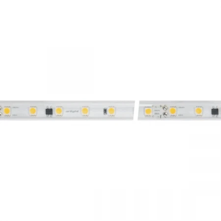 Светодиодная влагозащищенная лента Arlight 8W/m 54LED/m 5060SMD дневной белый 50M 027057(2)