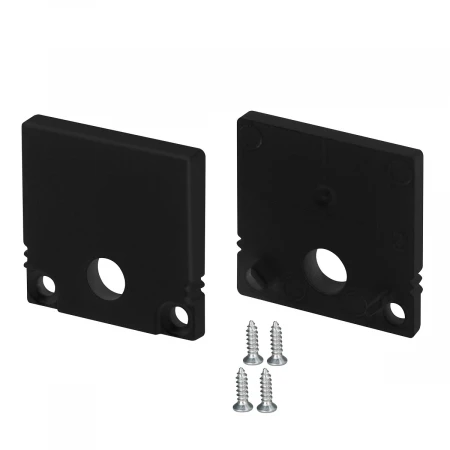 Заглушка Arlight SL-Slim20-H20 Black с отверстием 047637