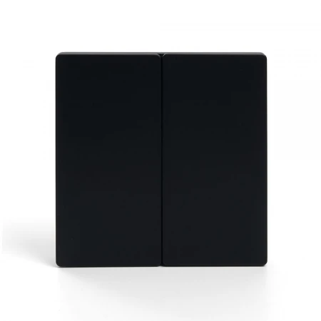 Выключатель двухклавишный беспроводной Feron Smart черный TM82 41723