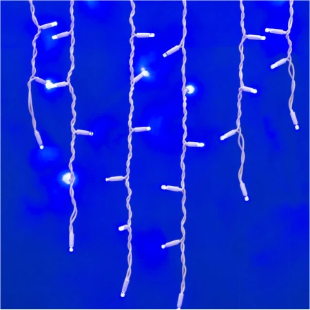 Уличная светодиодная гирлянда Uniel бахрома 230V синий ULD-B3010-200/TWK Blue IP67 UL-00002330