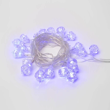 Светодиодная гирлянда Uniel 220V синий LD-S0280-020/DTA BLUE IP20 DIAMONDS 07922