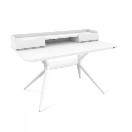 Письменный стол Sheffilton SHT-TU30-2/TT31 120/65 ЛДСП белый/белый шагрень 9866014503