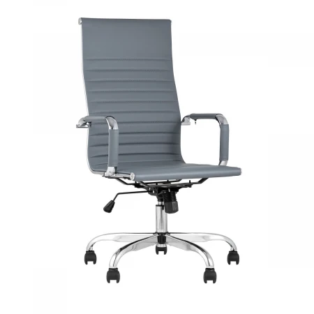 Офисное кресло TopChairs City серое D-101H GREY