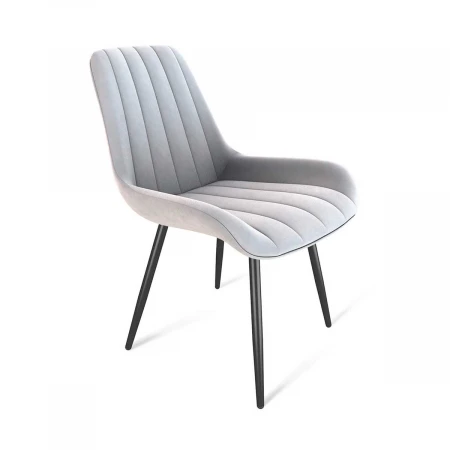 Кухонный стул Sheffilton SHT-ST37/S95-1 серое облако/черный муар 2779297802