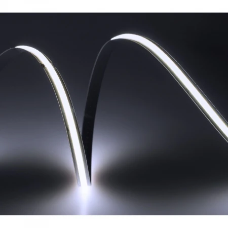 Лента светодиодная ELFLED 528COB диодов, 24В, 5м, ширина 8мм, свободный рез, белый 6500-7000К ELFLED-528COB-8FCut-w-24