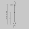 Подвесной светильник Maytoni MOD383PL-L4B3K