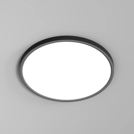 Потолочный светодиодный светильник Denkirs Thin DK6522-BK