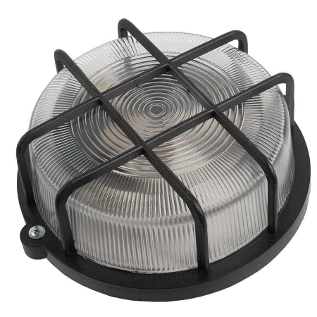 Светильник General НПП 03-100-005.04 черный с решеткой