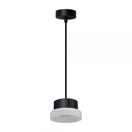 Светильник потолочный Feron Barrel HL4608 OPAL levitation 12W, 230V, GX53, черный, на подвесе 1,7 м