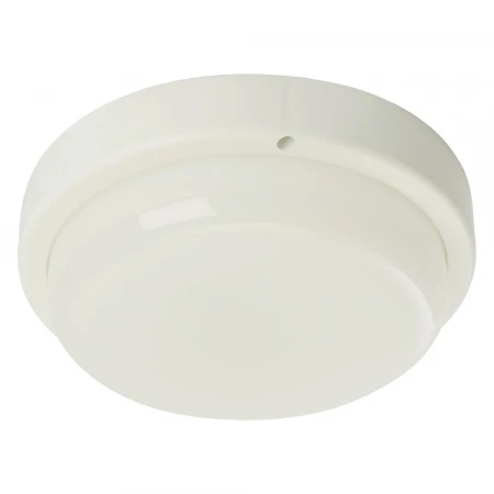 Светильник светодиодный пылевлагозащищённый с оптико- акустическим датчиком Feron AL3008 в пластиковом корпусе 18W 4000K 220V IP65 белый 48997