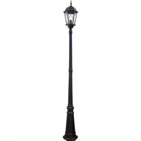 Светильник садово-парковый, 60w 230v e27 черное золото, pl156