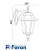 Светильник садово-парковый, 100w 230v e27 черное золото, 6202