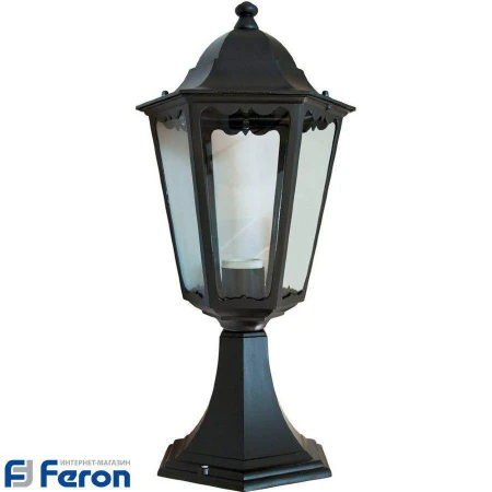 Светильник садово-парковый, 100w 230v e27 черный, 6204