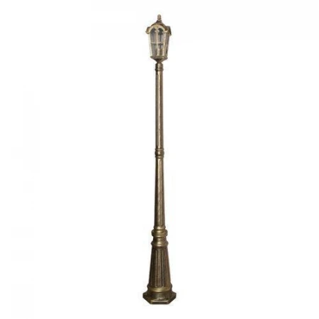 Светильник садово-парковый, 60w 230v e27 2m черное золото, pl108