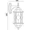 Светильник садово-парковый, 60w 230v e27 черное золото, pl121