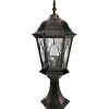 Светильник садово-парковый, 60w 230v e27 черное золото, pl154