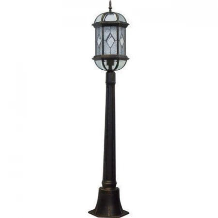 Светильник садово-парковый, 60w 230v e27 черное золото, pl170