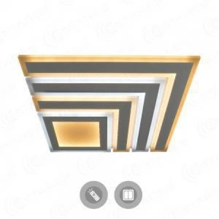 Управляемый светодиодный светильник Geometria line 100w q-503-white-220-ip44 Maysun с пультом ДУ