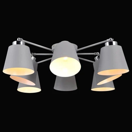 Люстра Natali Kovaltseva SIMPLY 75099/8C STAIN GRAY SIMPLY