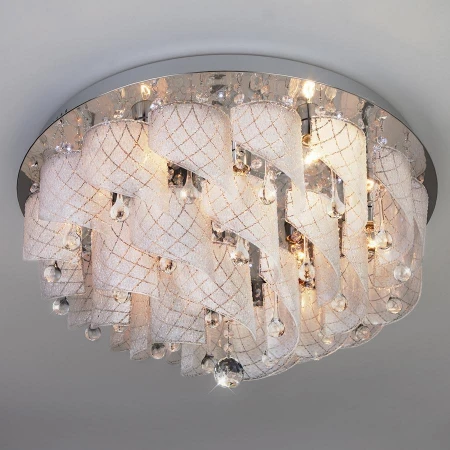 Светильник Bogates 80117/9 хром/белый Cascade