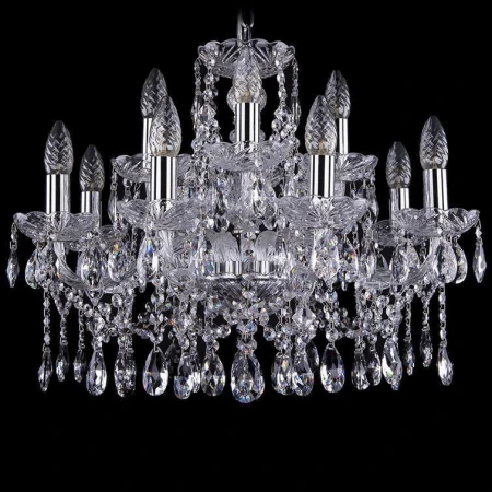Хрустальная люстра Bohemia Ivele Crystal 1413/8+4/200/Ni