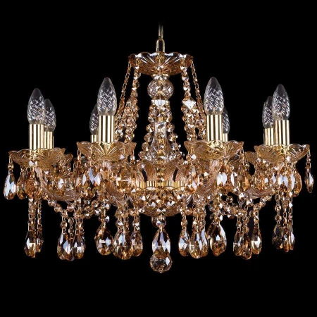 Хрустальная люстра Bohemia Ivele Crystal 1413/8/200/G/M721