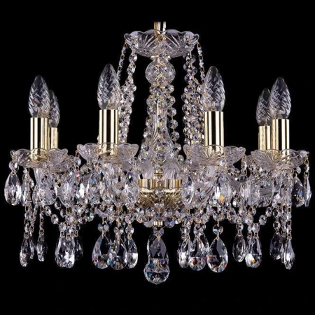 Хрустальная люстра Bohemia Ivele Crystal 1413/8/165/G