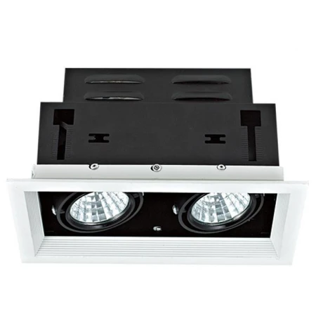 Точечный светильник Lucia Tucci "Opzione 536.2-5W*2-WT/BK" Opzione