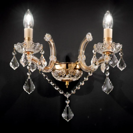 Хрустальное бра Ideal Lux NAPOLEON AP2 ORO