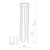 Подвесная люстра Nowodvorski Laser 8921