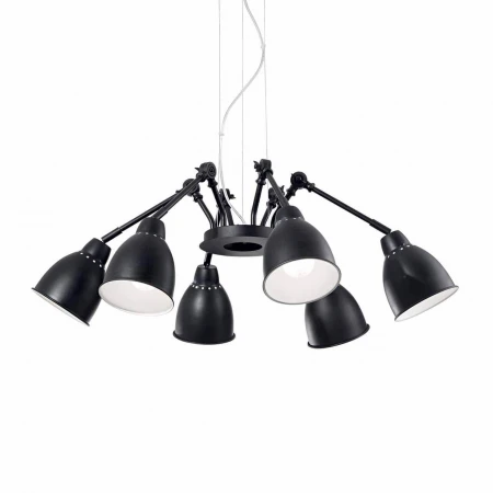 Подвесная люстра Ideal Lux Newton SP6 Nero