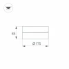Потолочный светодиодный светильник Arlight SP-Rondo-Flap-R175-16W Day4000 028162 Потолочный светодиодный светильник Arlight SP-Rondo-Flap-R175-16W Day4000 028162