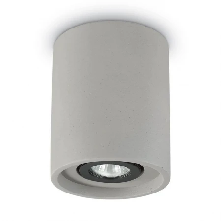 Потолочный светильник Ideal Lux Oak PL1 Round Cemento