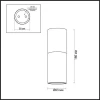 Потолочный светильник Odeon Light Duetta 3834/1C