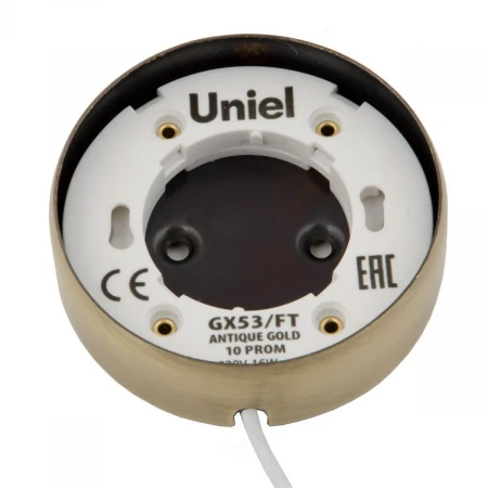 Потолочный светильник (UL-00003738) Uniel GX53/FT Antique Gold