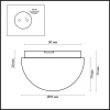 Потолочный светильник Odeon Light Minkar 2443/1B