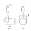 Трековый светильник Odeon Light Flexi Black 3629/1