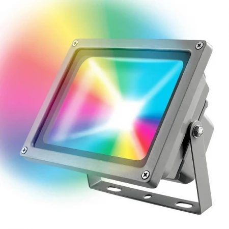 Прожектор светодиодный (07467) Uniel 10W RGB ULF-S01-10W/RGB/RC IP65 110-240В