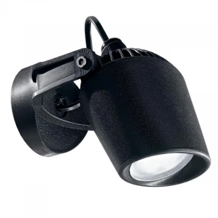 Уличный настенный светодиодный светильник Ideal Lux Minitommy AP Nero 4000K