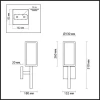 Уличный настенный светильник Odeon Light Argos 4168/1W