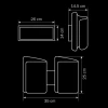 Настенный светильник Lightstar Simple Light 811 811620
