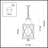 Уличный подвесной светильник Odeon Light Sation 4045/3